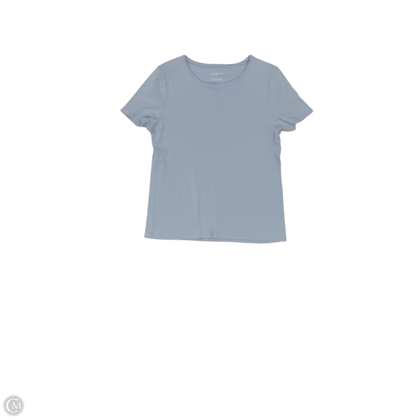 Top Short Sleeve By Talbots In Blue, Size: L