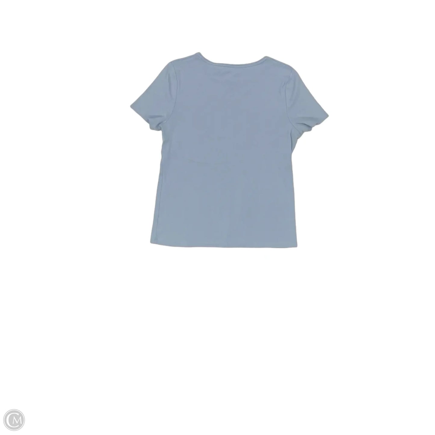 Top Short Sleeve By Talbots In Blue, Size: L