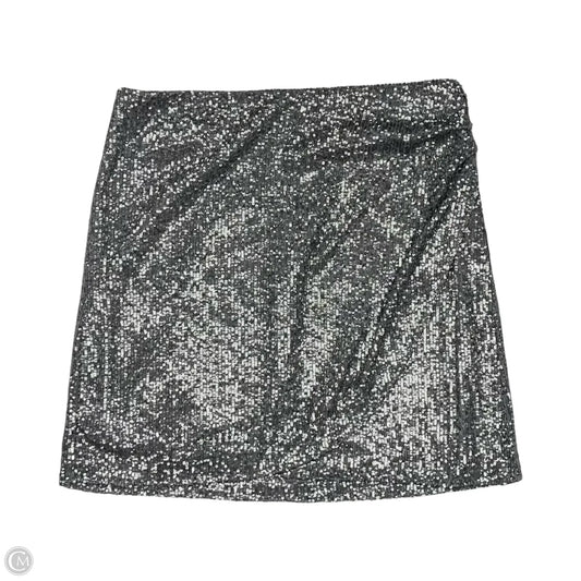 Skirt Mini & Short By Loft In Silver, Size: 10