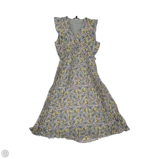 Dress Party Midi By Banana Republic In Geometric Pattern, Size: M