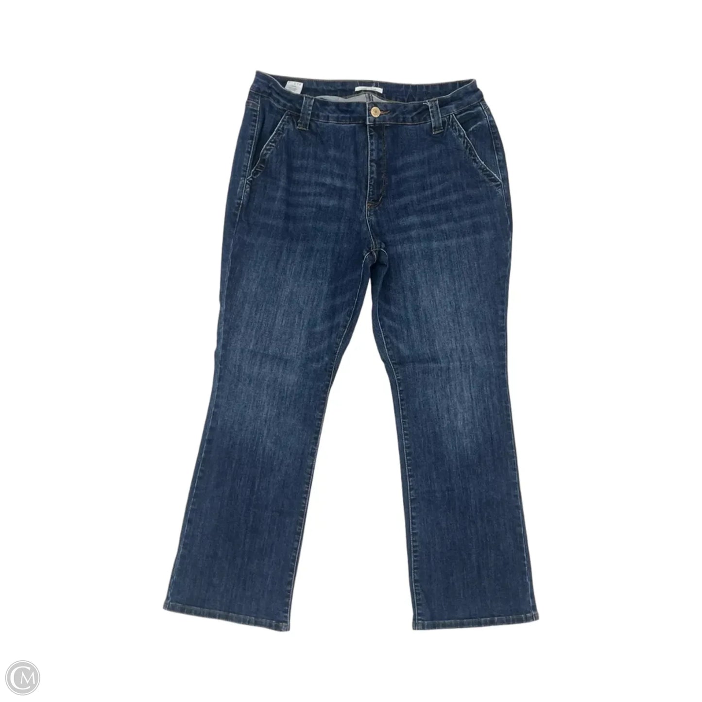 Jeans Boot Cut By Sts Blue In Blue Denim, Size: 16