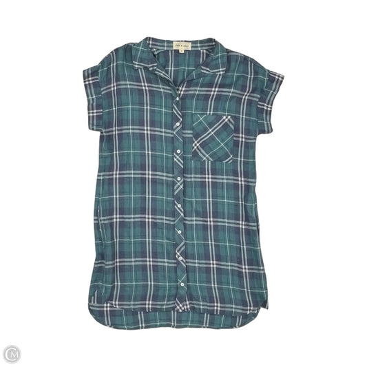Dress Casual Maxi By Cloth & Stone In Blue & Green, Size: S