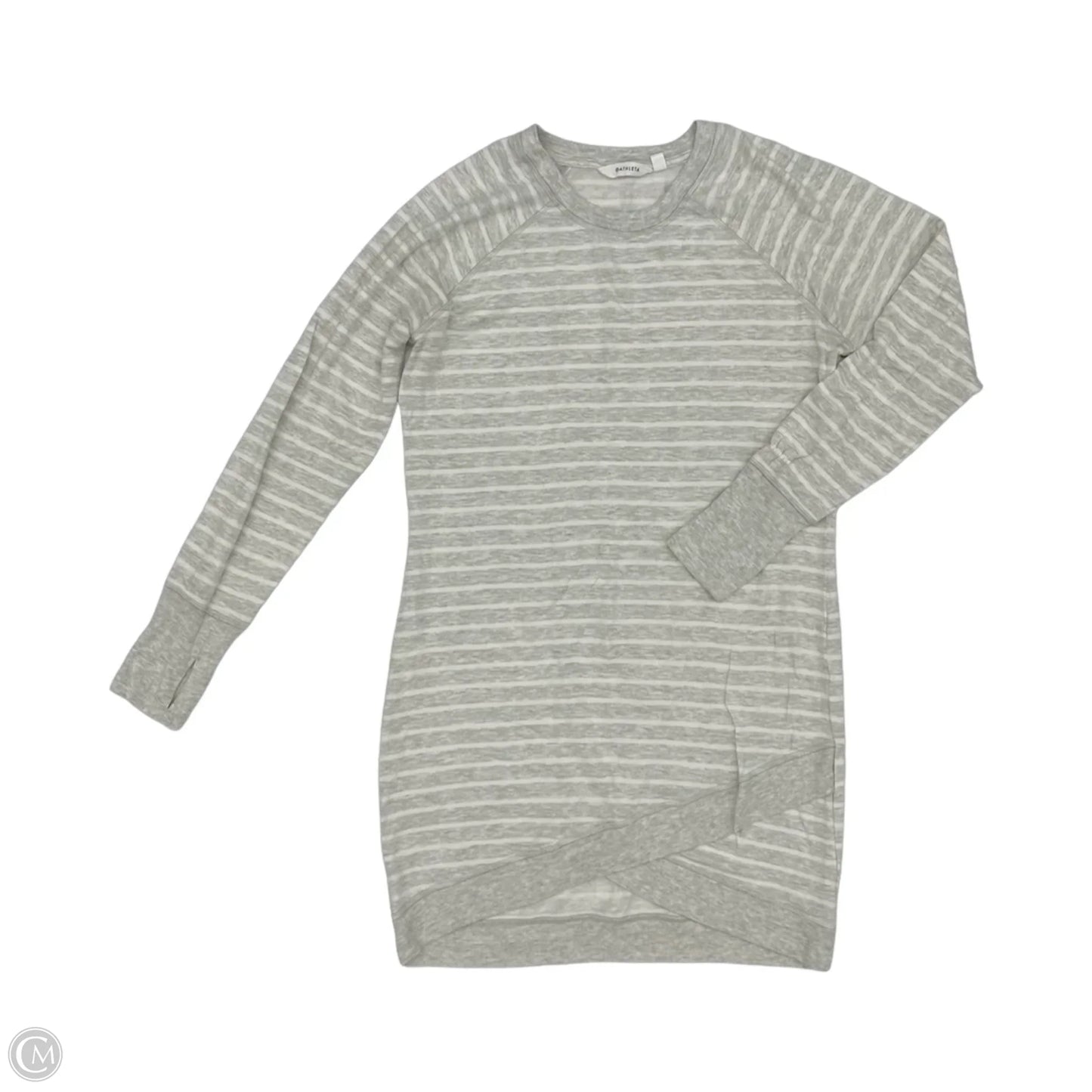 Dress Casual Short By Athleta In Grey & White, Size: M