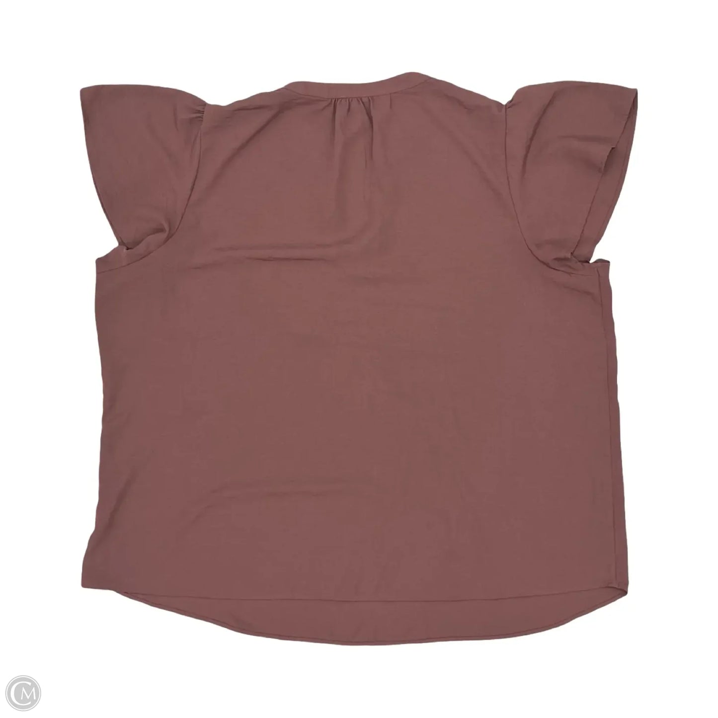 Blouse Short Sleeve By Maurices In Purple, Size: 2x
