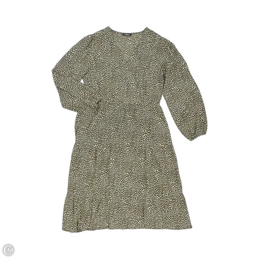Dress Party Long By Cmf In Green & Tan, Size: Xl