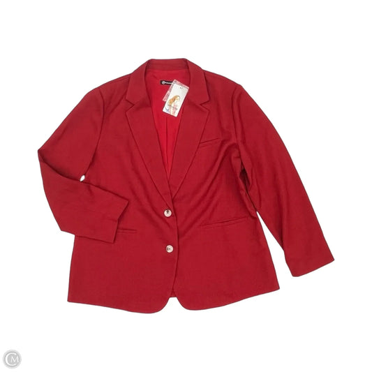 Blazer By Prettygarden In Red, Size: Xxl