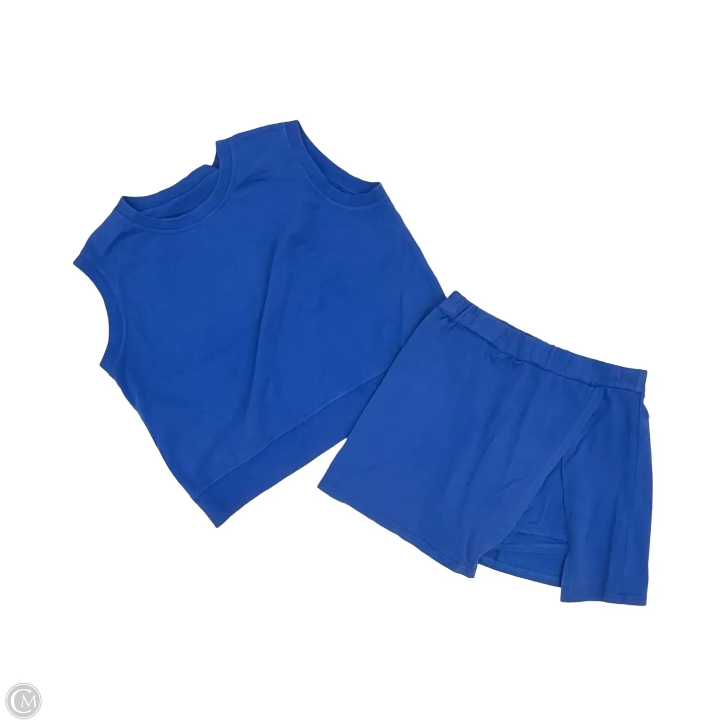 Skort 2pc Set By Cmf In Blue, Size: M