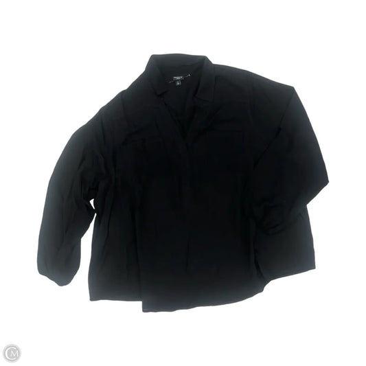 Top Long Sleeve By Torrid In Black, Size: 4x