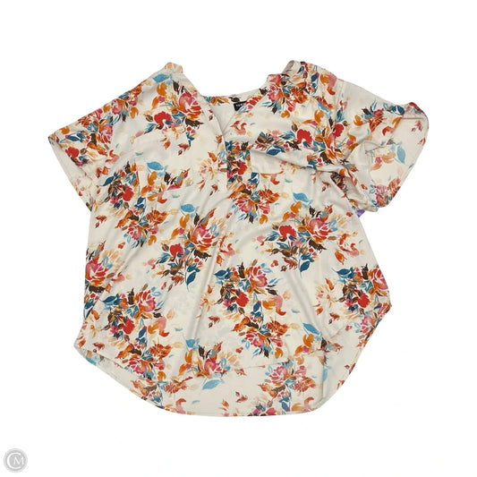 Blouse Short Sleeve By Torrid In Floral Print, Size: 4x