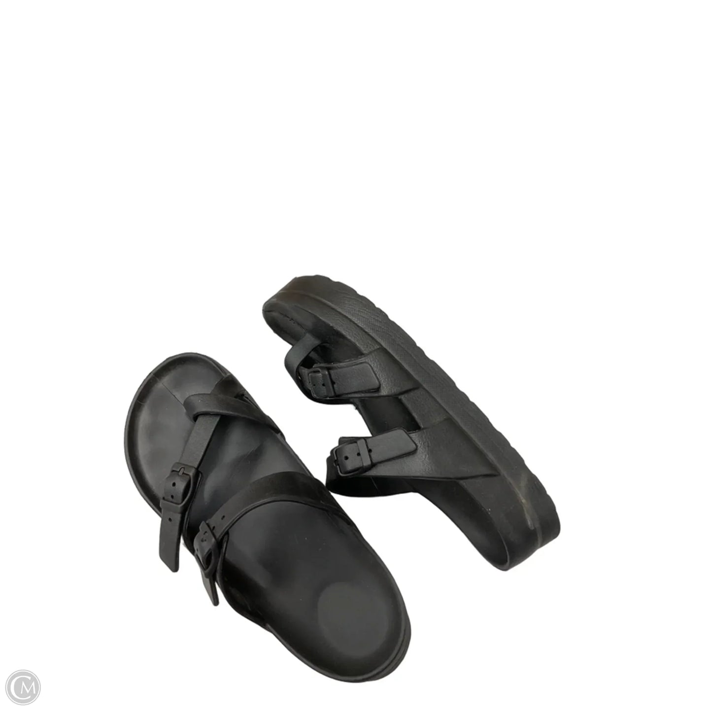 Sandals Flats By Cmf In Black, Size: 8.5