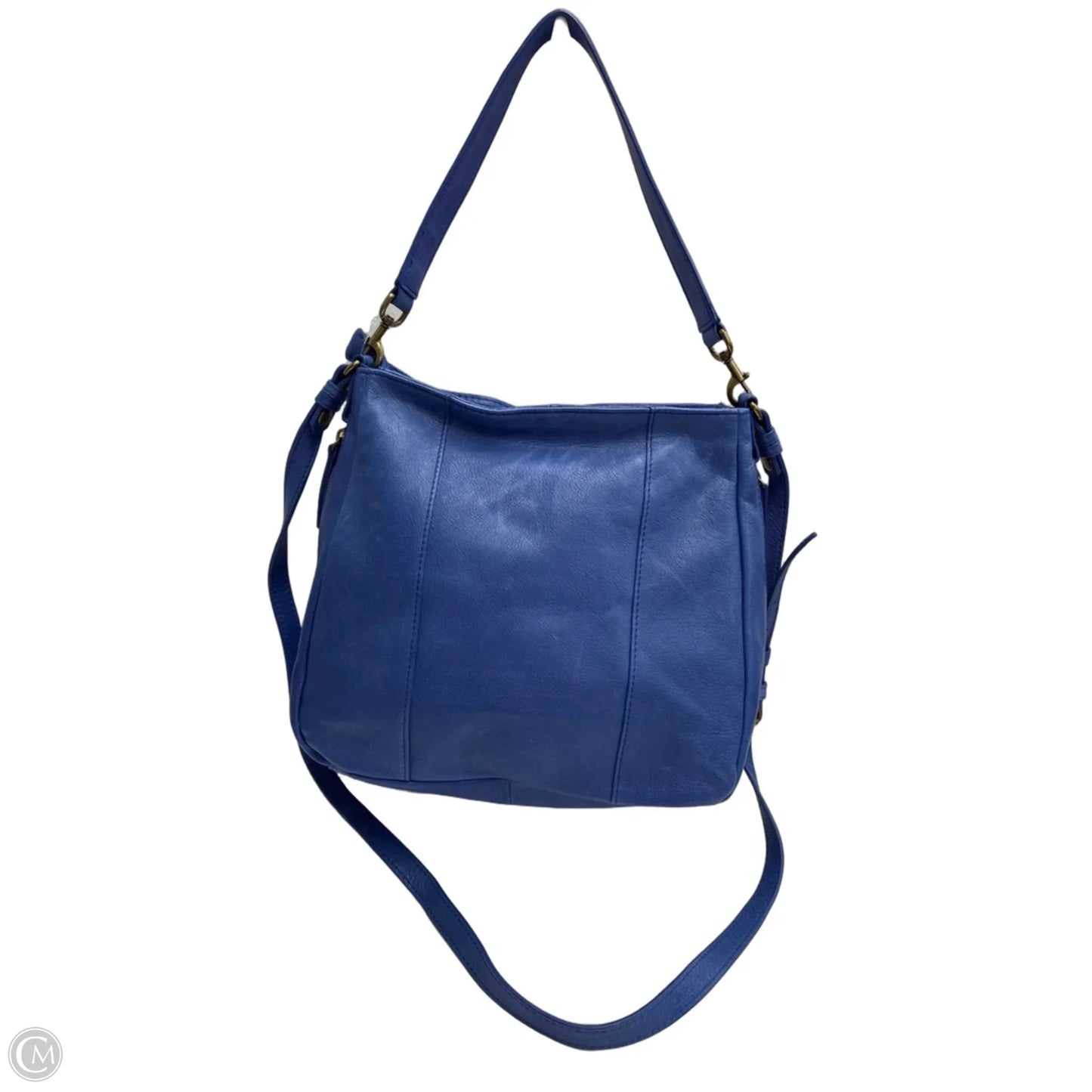 Handbag Leather By Clothes Mentor, Size: Medium
