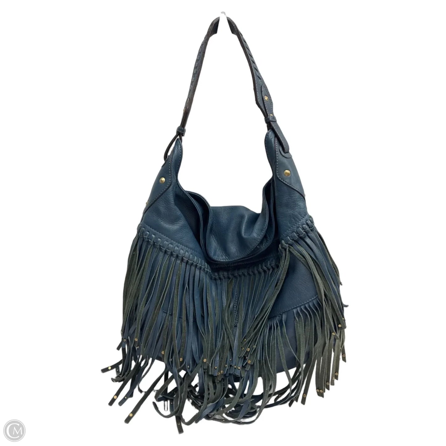 Handbag Leather By Clothes Mentor, Size: Medium