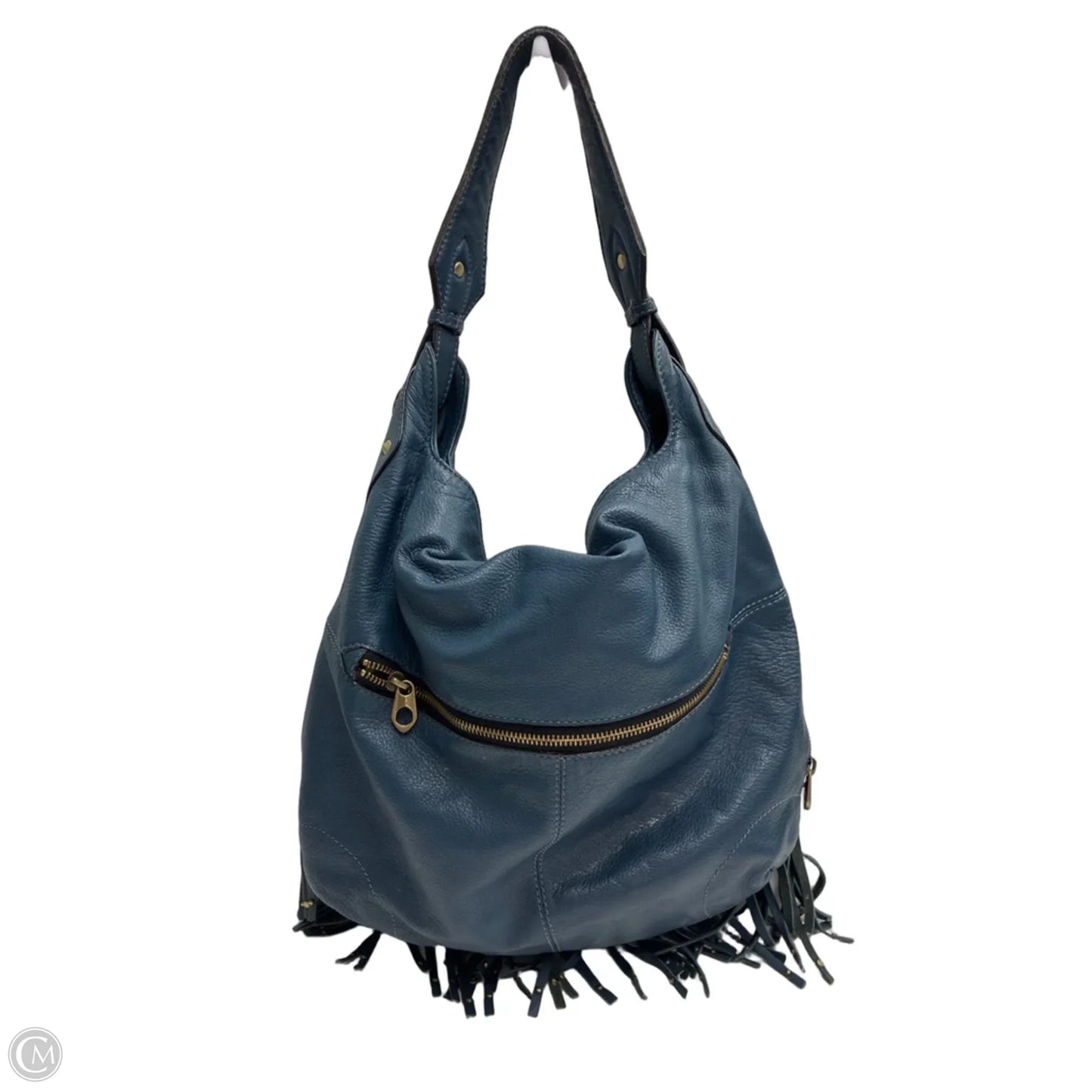 Handbag Leather By Clothes Mentor, Size: Medium
