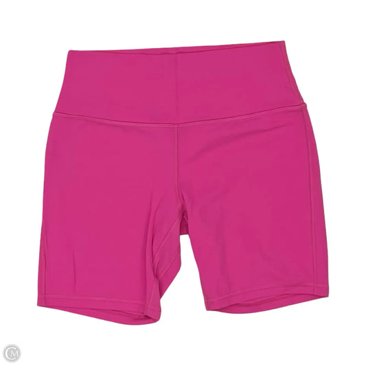 Athletic Shorts By Lululemon In Pink, Size: L
