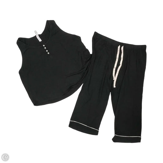Pajamas 2pc By Auden In Black & White, Size: 3x