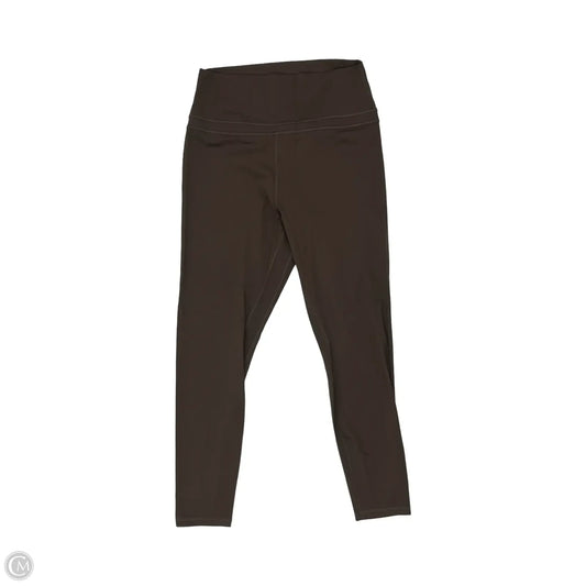 Athletic Leggings By Crz Yoga In Brown, Size: Xl