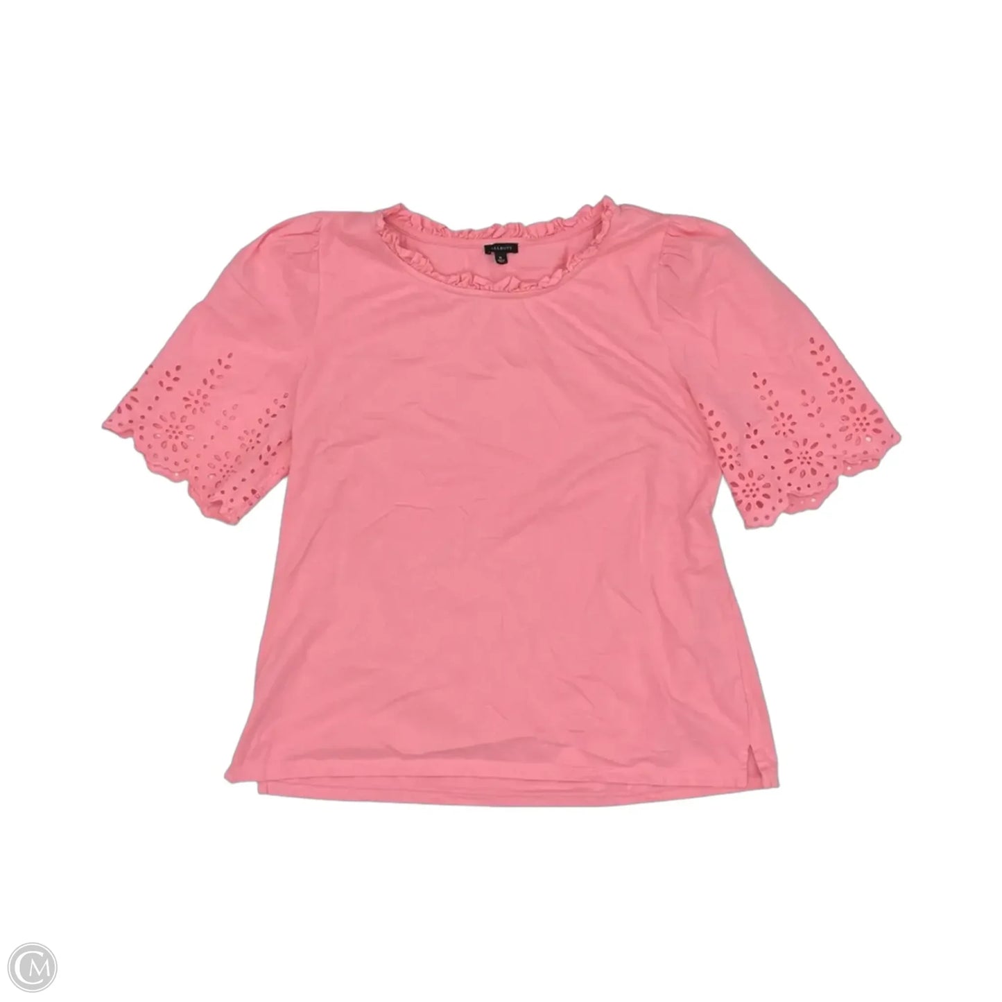 Top Short Sleeve By Talbots In Pink, Size: Xl
