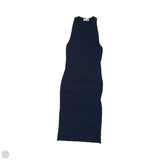 Dress Casual Midi By L Agence In Navy, Size: M