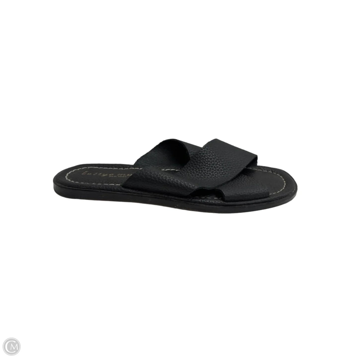 Sandals Flats By Clothes Mentor In Black, Size: 9