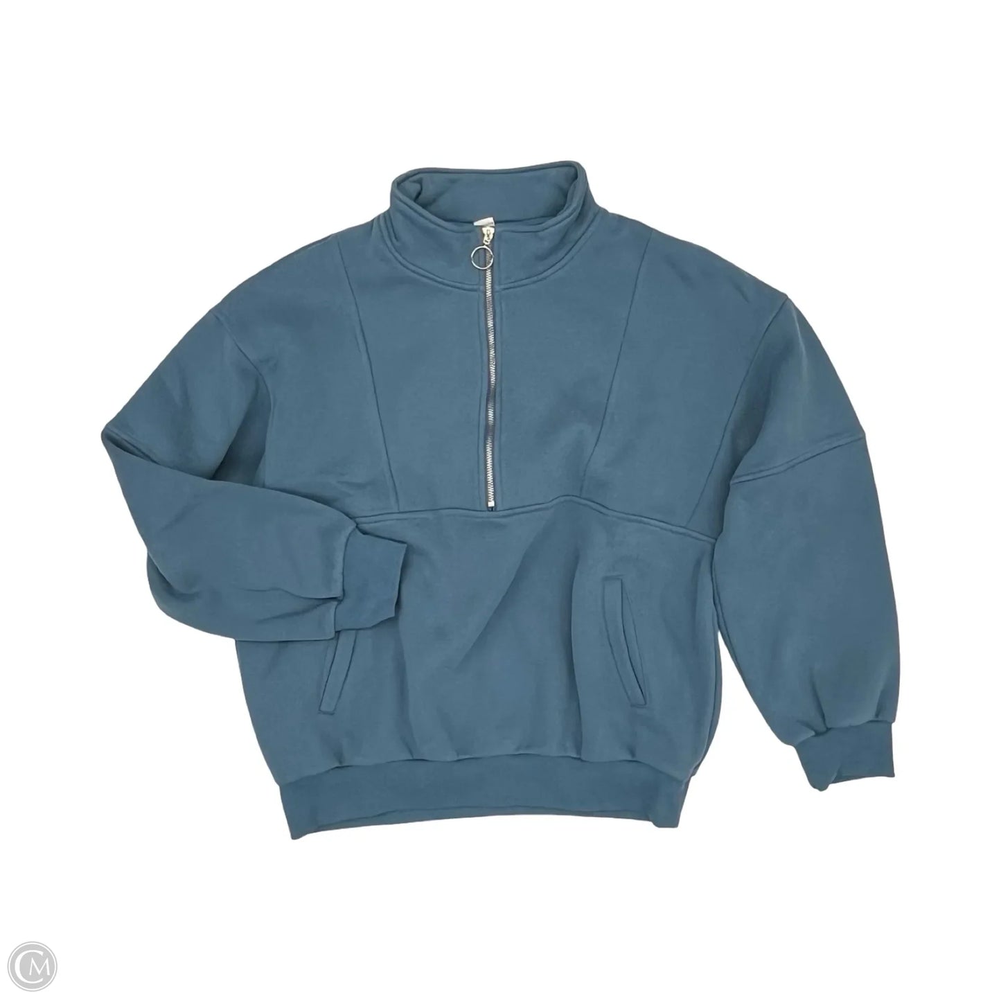Sweatshirt Collar By Anrabess In Blue, Size: L