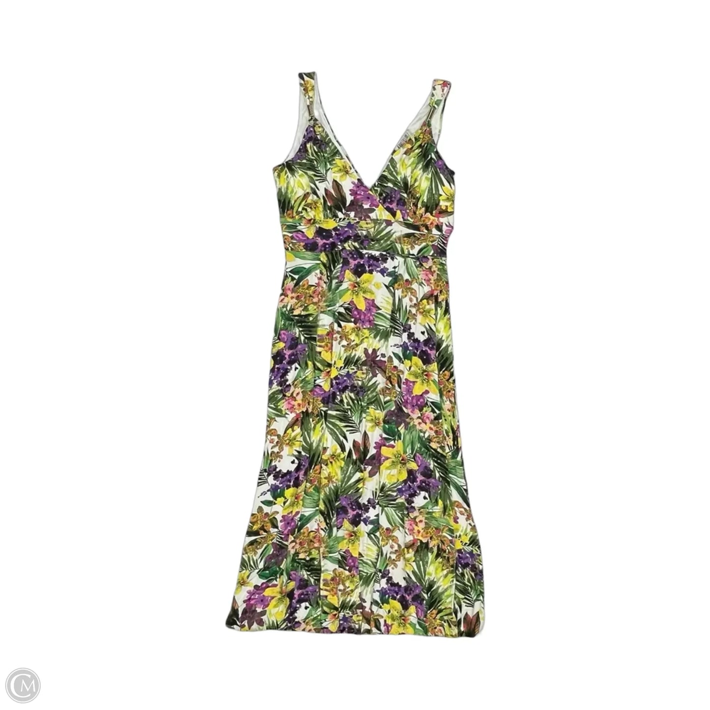 Dress Casual Maxi By Jennifer Lopez In Floral Print, Size: M