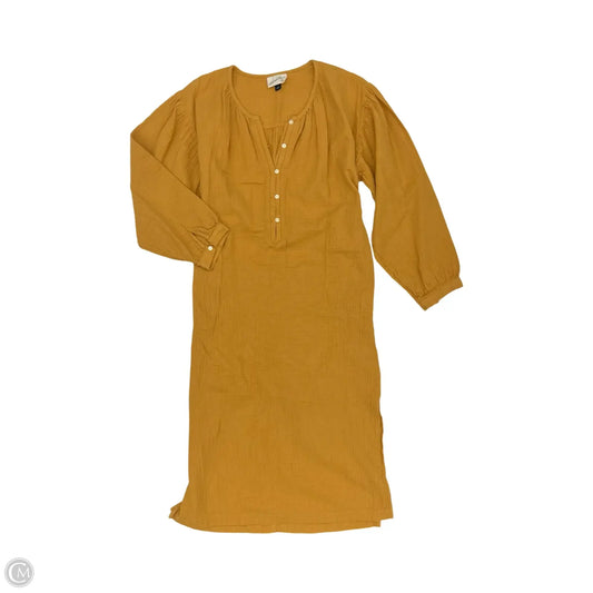 Dress Casual Midi By Universal Thread In Yellow, Size: S