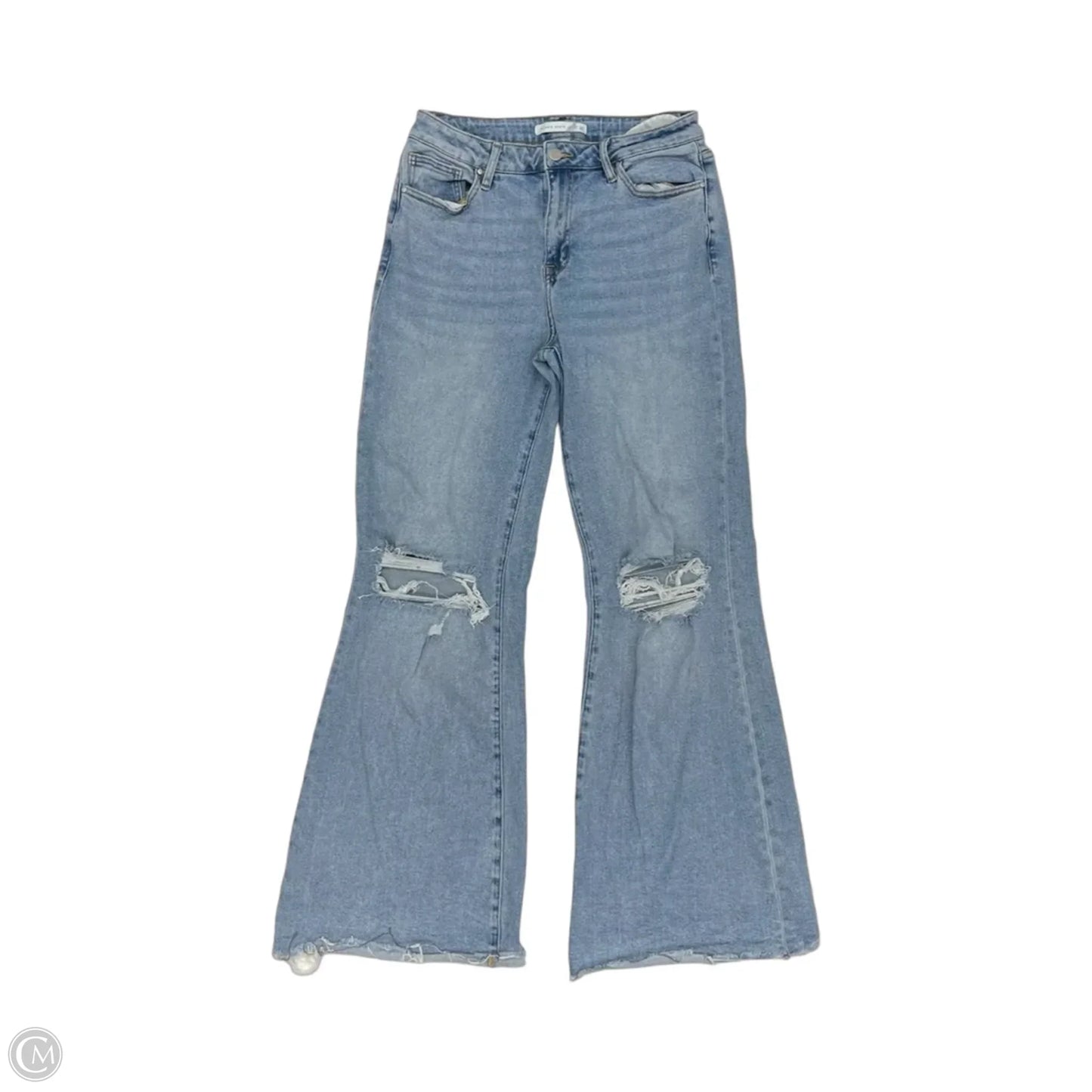 Jeans Flared By Altard State In Blue Denim, Size: 8