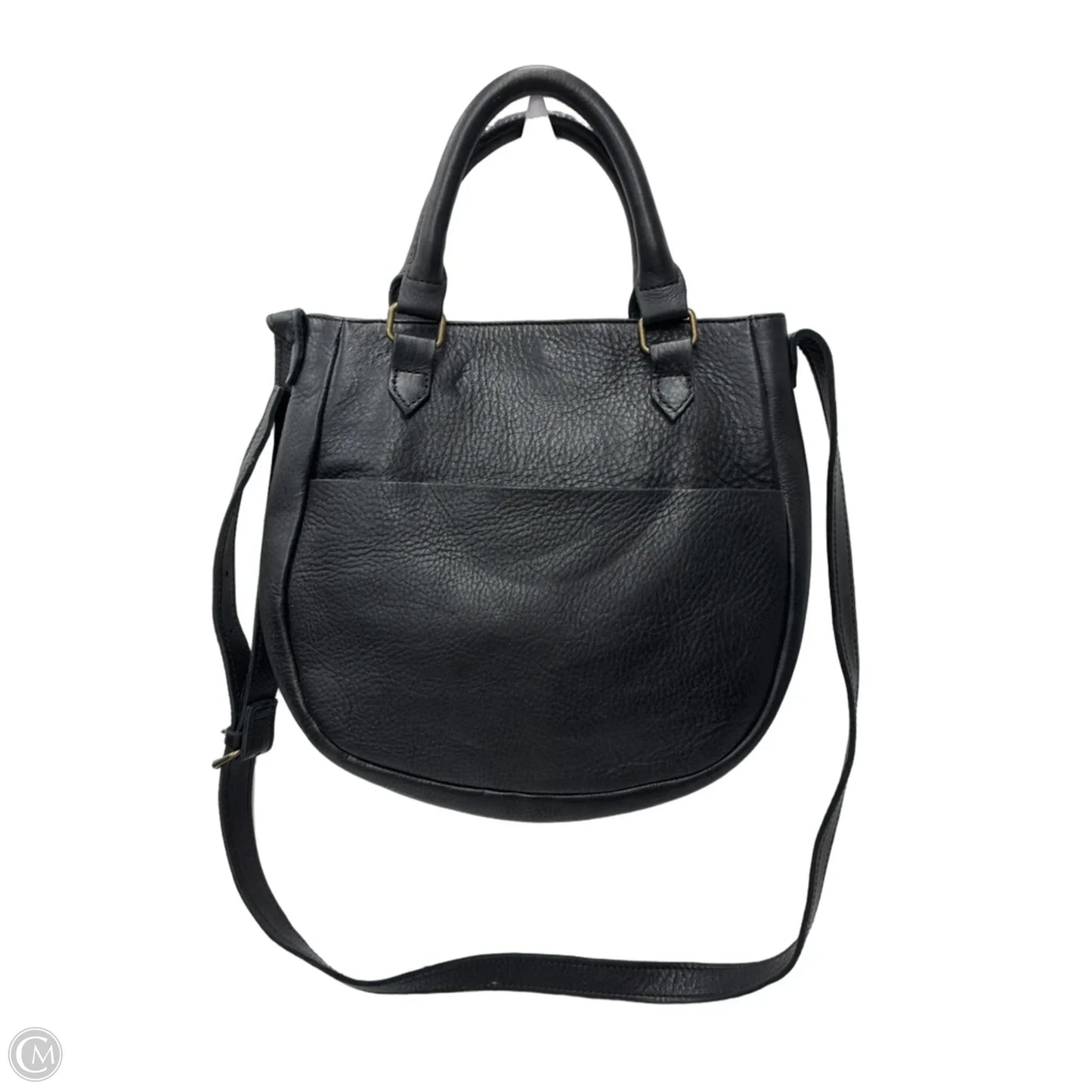 Handbag Leather By Clothes Mentor, Size: Medium