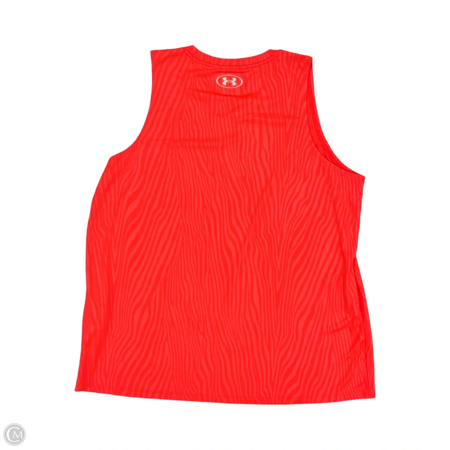 Athletic Tank Top By Under Armour In Orange, Size: L