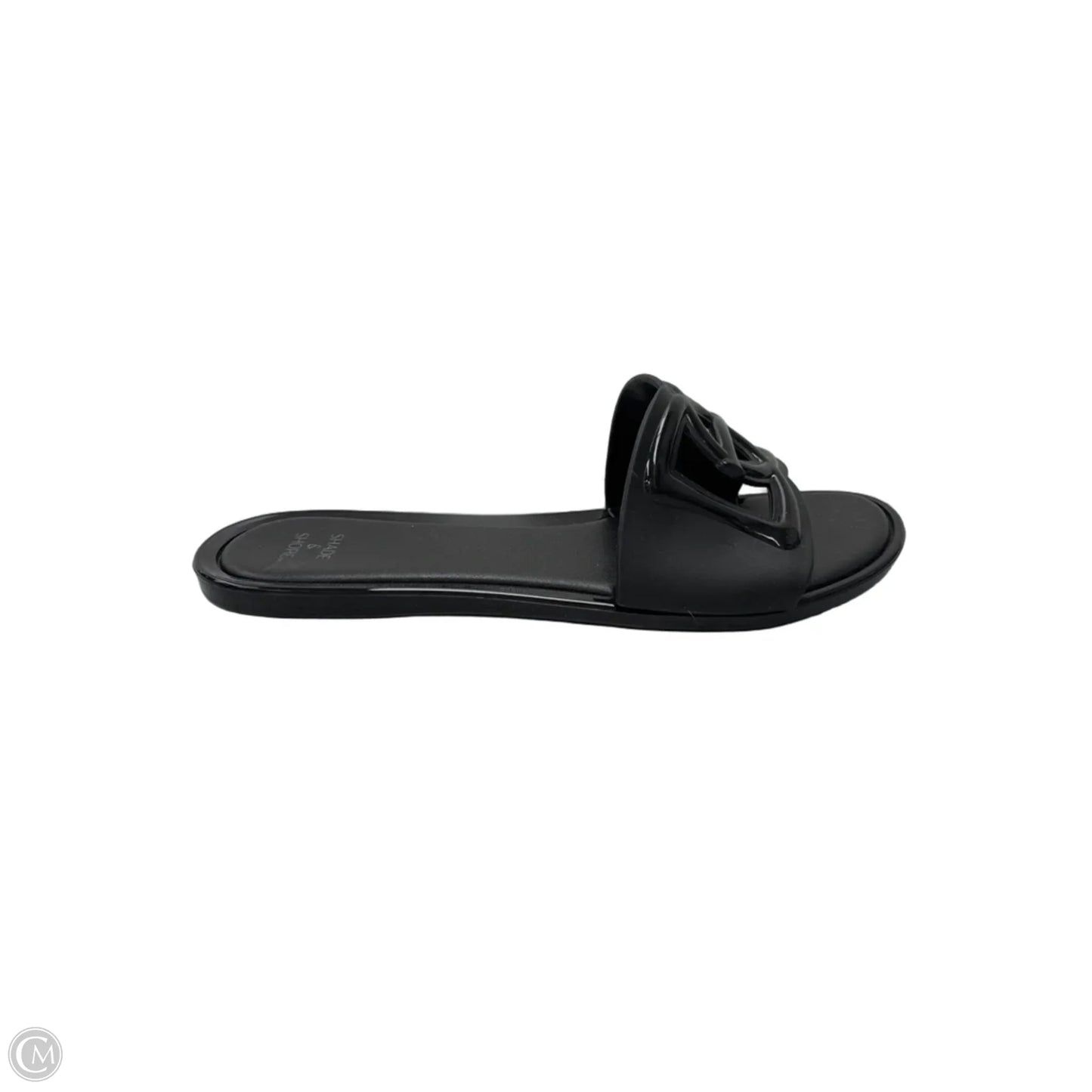 Sandals Flats By Shade & Shore In Black, Size: 8