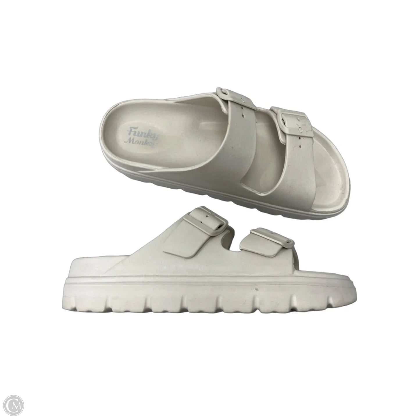 Sandals Flats By Cmf In Tan, Size: 10