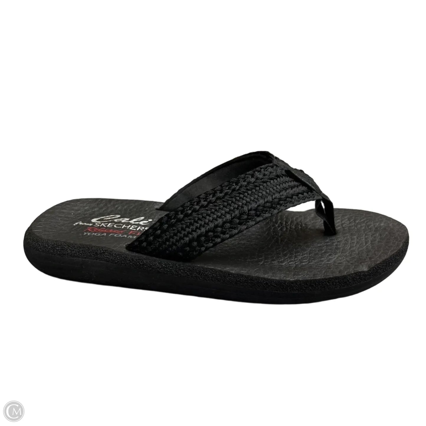 Sandals Flip Flops By Skechers In Black, Size: 7