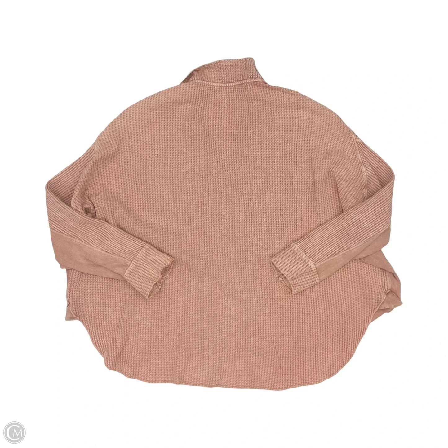 Top Long Sleeve By Free People In Pink, Size: Xs
