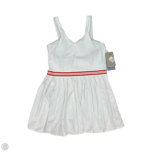Athletic Dress By Avia In Red & White, Size: M