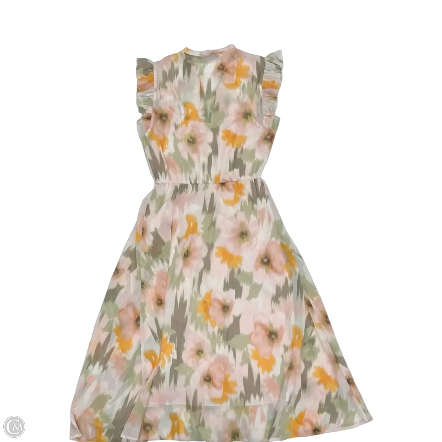 Dress Party Midi By Steve Madden In Floral Print, Size: Xs