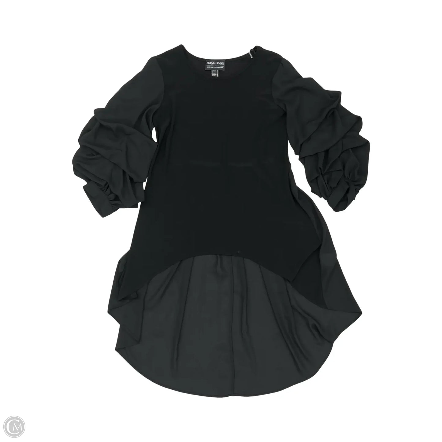 Tunic 3/4 Sleeve By Frank Lyman In Black, Size: 6
