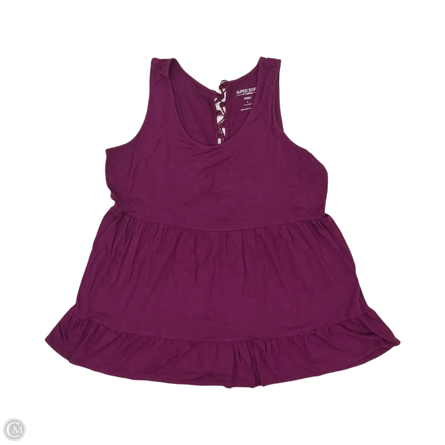 Tank Top By Torrid In Purple, Size: 1x