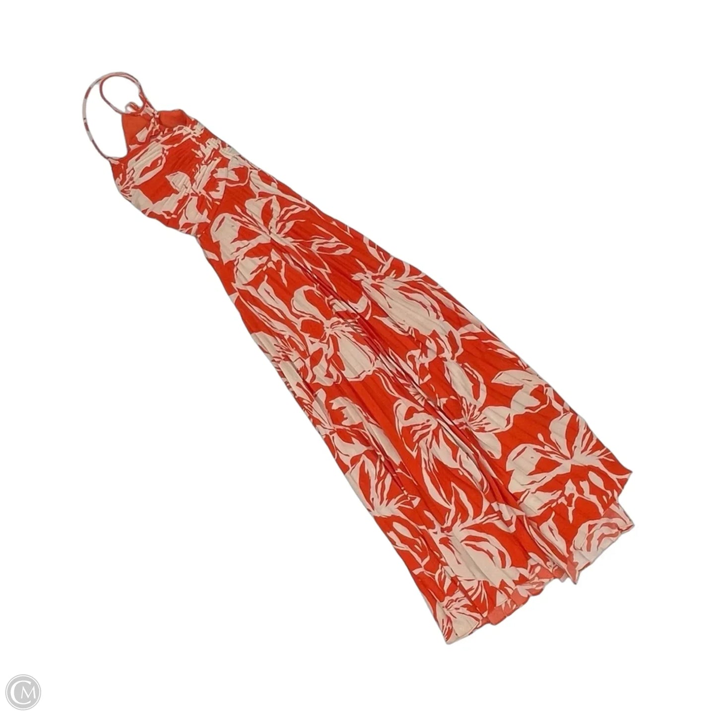 Dress Party Midi By Astr In Cream & Orange, Size: M