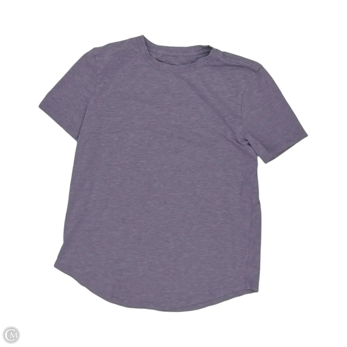 Athletic Top Short Sleeve By Lululemon In Purple, Size: Xs