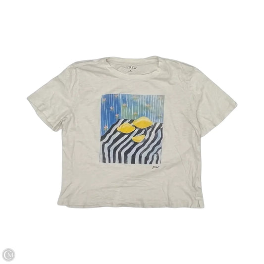 Top Short Sleeve By J. Crew In Multi-colored, Size: S