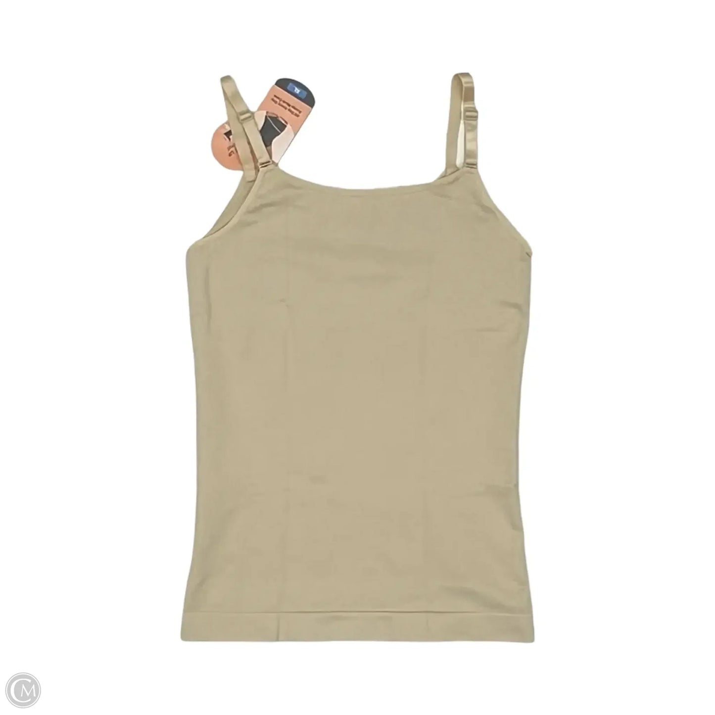 Top Cami By Clothes Mentor In Tan, Size: Xl
