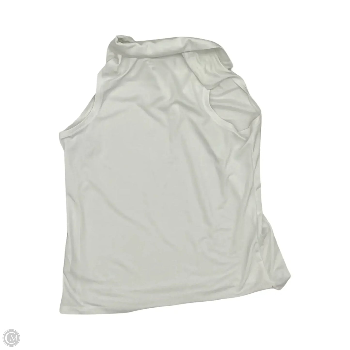 Athletic Tank Top By Nike In White, Size: L