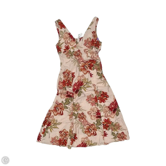 Dress Casual Midi By Clothes Mentor In Floral Print, Size: M