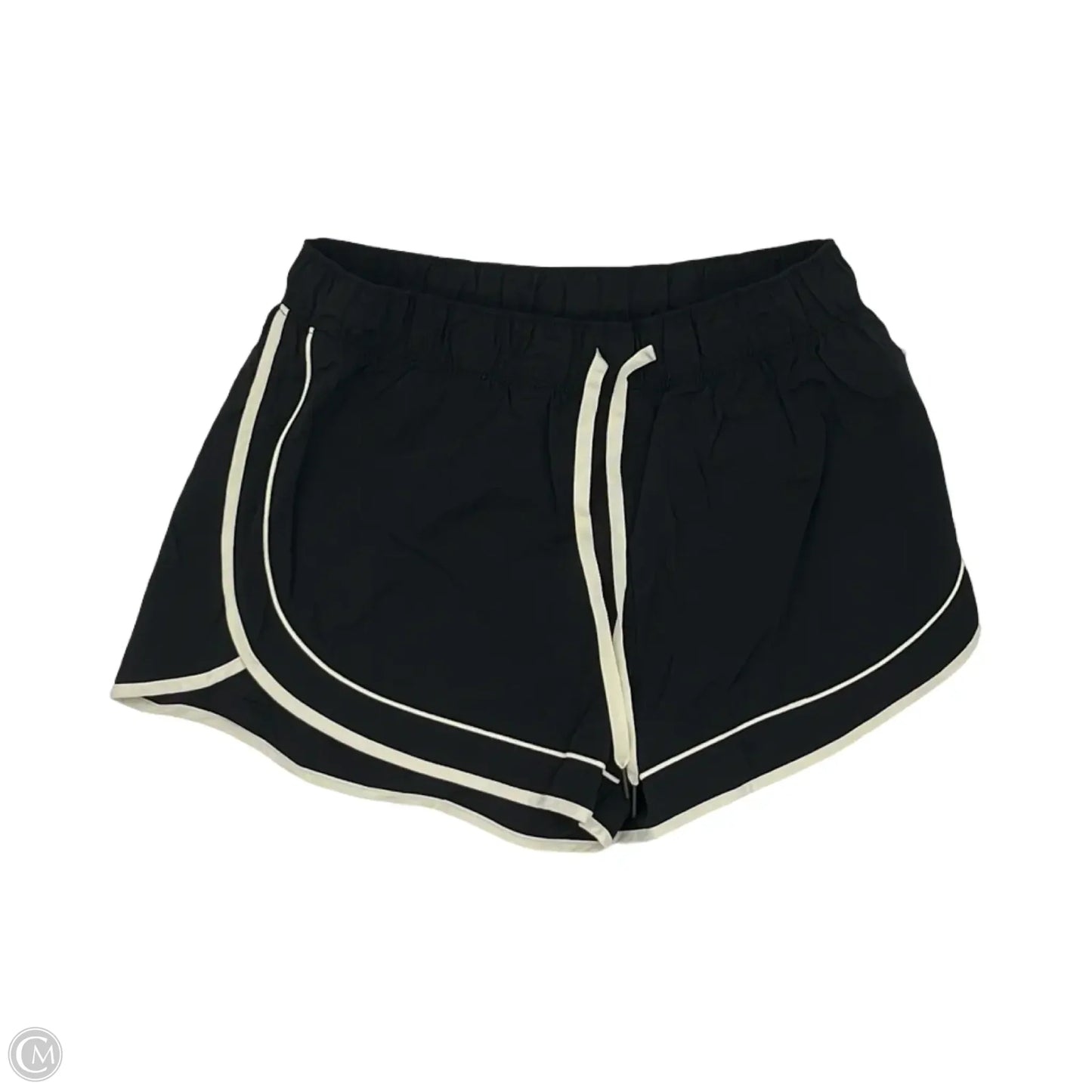Athletic Shorts By Old Navy In Black & Cream, Size: M