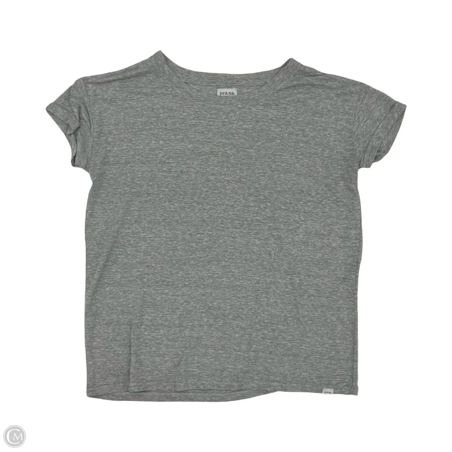 Top Short Sleeve By Prana In Grey, Size: M