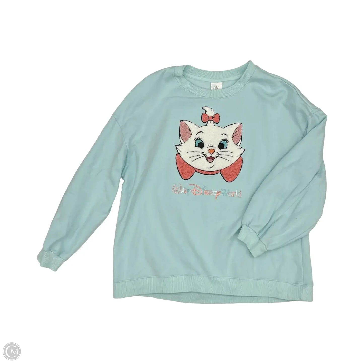 Sweatshirt Crewneck By Disney In Blue, Size: M