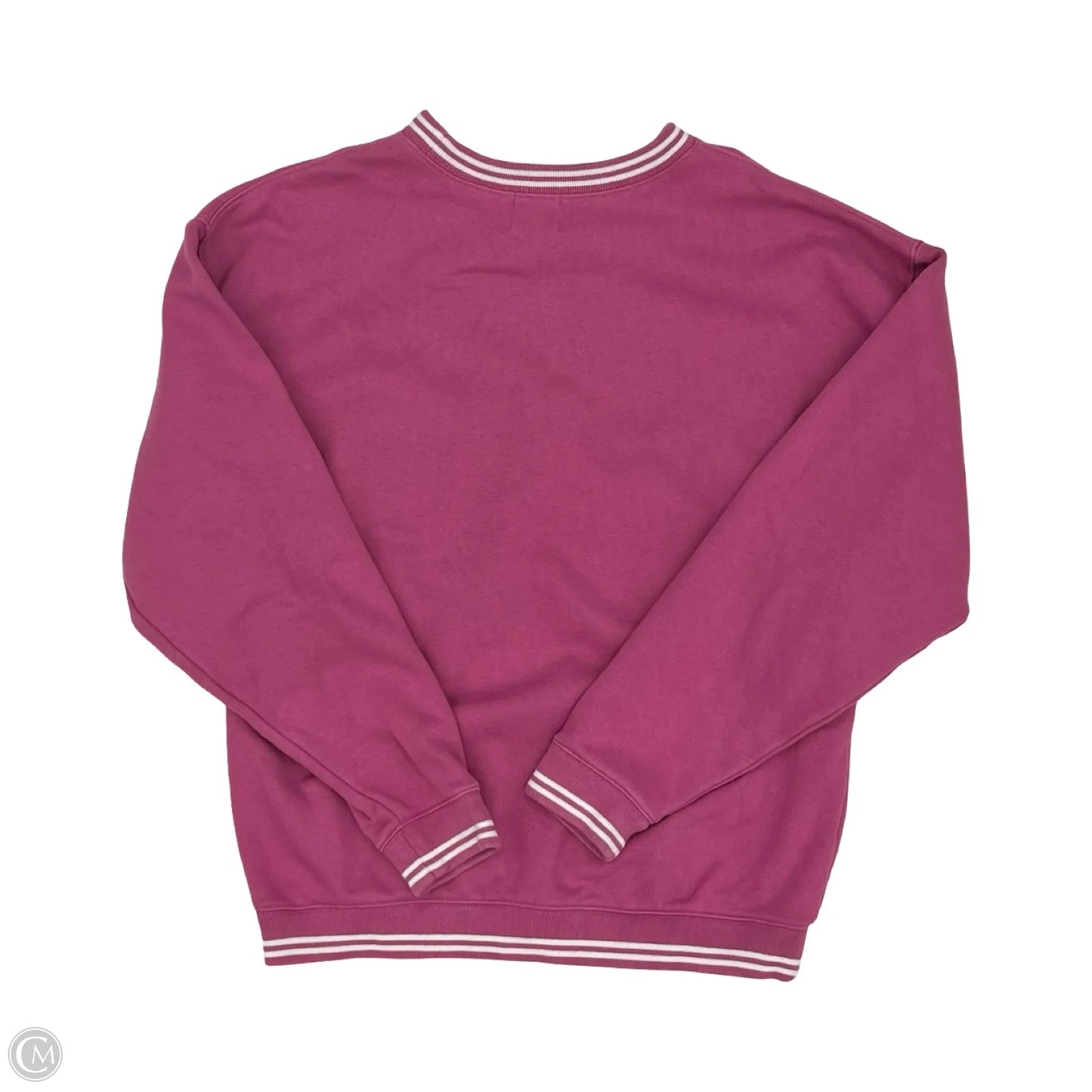 Sweatshirt Crewneck By Disney In Pink, Size: M