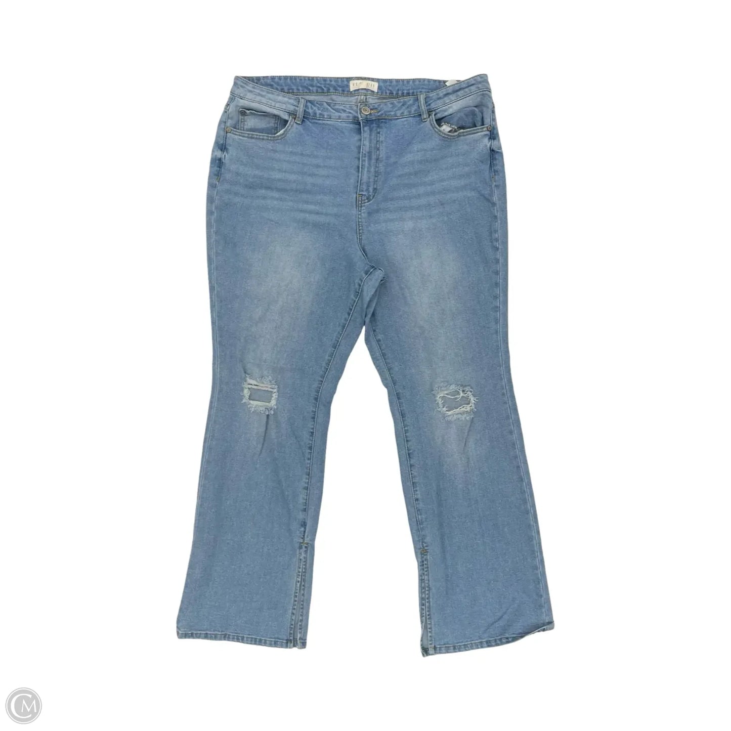 Jeans Boot Cut By Eloquii In Blue Denim, Size: 20