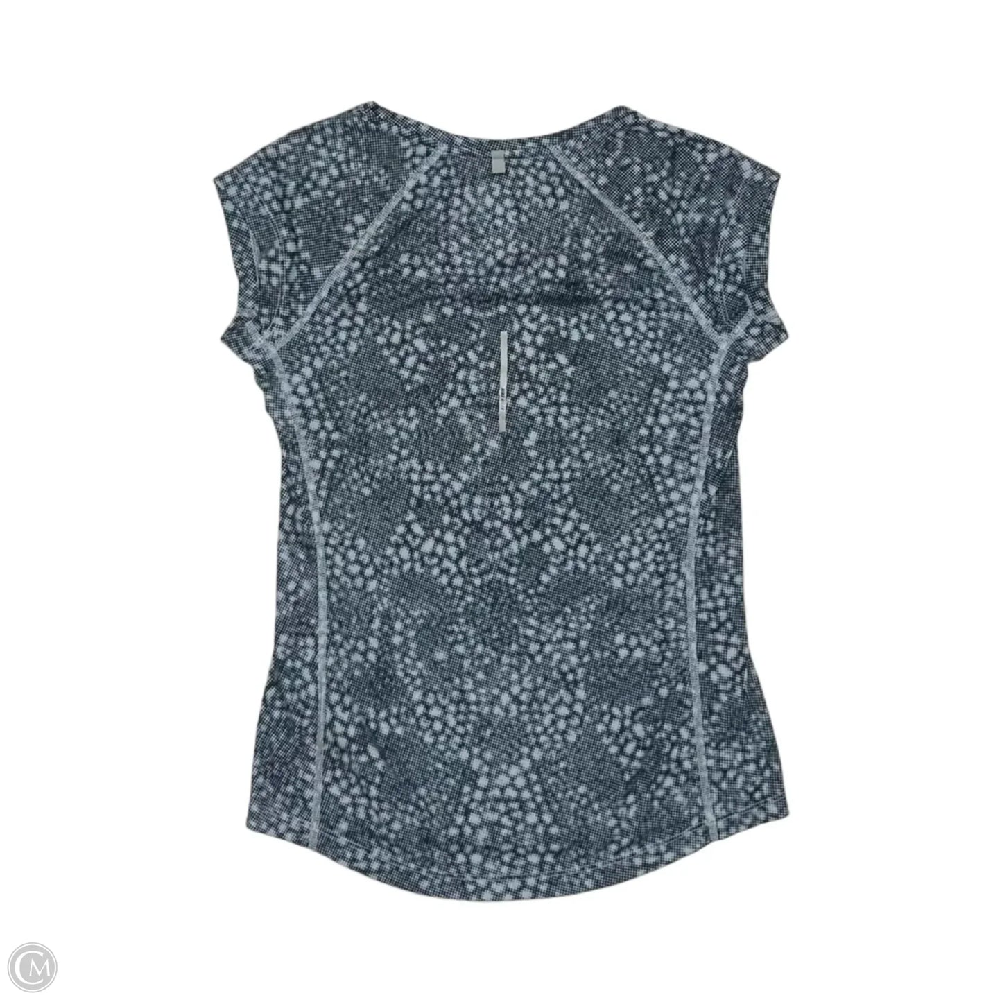 Athletic Top Short Sleeve By Nike In Blue, Size: S