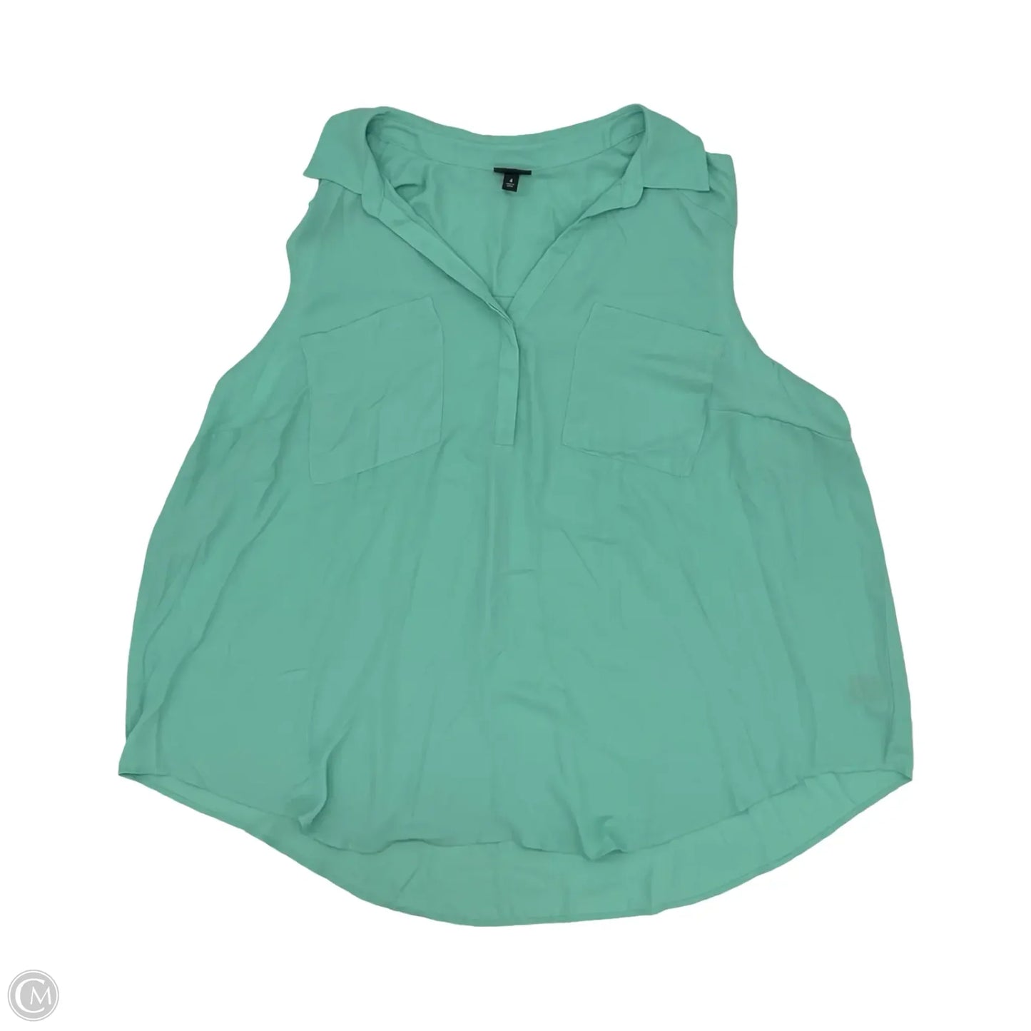 Blouse Sleeveless By Torrid In Green, Size: 4x